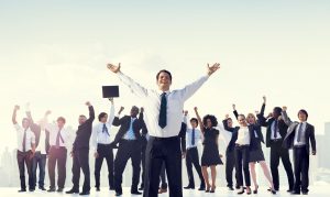 34576444 - business people team success celebration concept